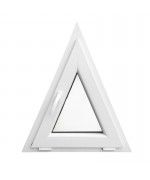 Dreiecksfenster Kipp 700x850 Weiss Kunstoff