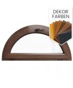 Halbrundfenster Kipp Dekorfarbe Halbkreis Kunststoff