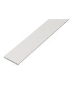 Profilé plat PVC blanc pour une fenêtre ronde ou demi-lune