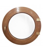 Rundfenster Dreh Golden Oak Kunstoff - Sofort verfügbar