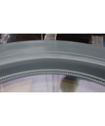 Rundfenster Fest 500 mm Kunststoff RAL 7012 Basaltgrau