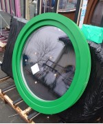 Rundfenster Kipp 1000 mm Kunststoff RAL 6001 Smaragdgrün