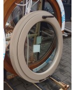 Rundfenster Kipp 850 mm Kunststoff RAL 1019 Graubeige