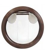 Plissee Rollo Sichtschutz für Rundesfenster