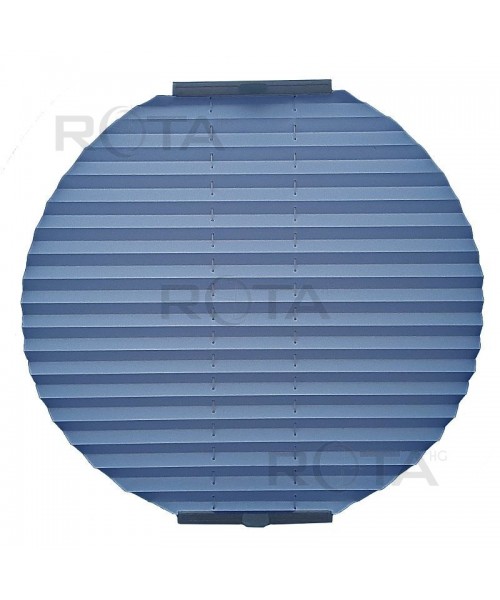 Plissee Rollo Sichtschutz für Rundesfenster